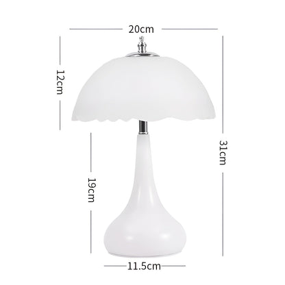 Classic Mushroom Table Lamp with LED Dimmer