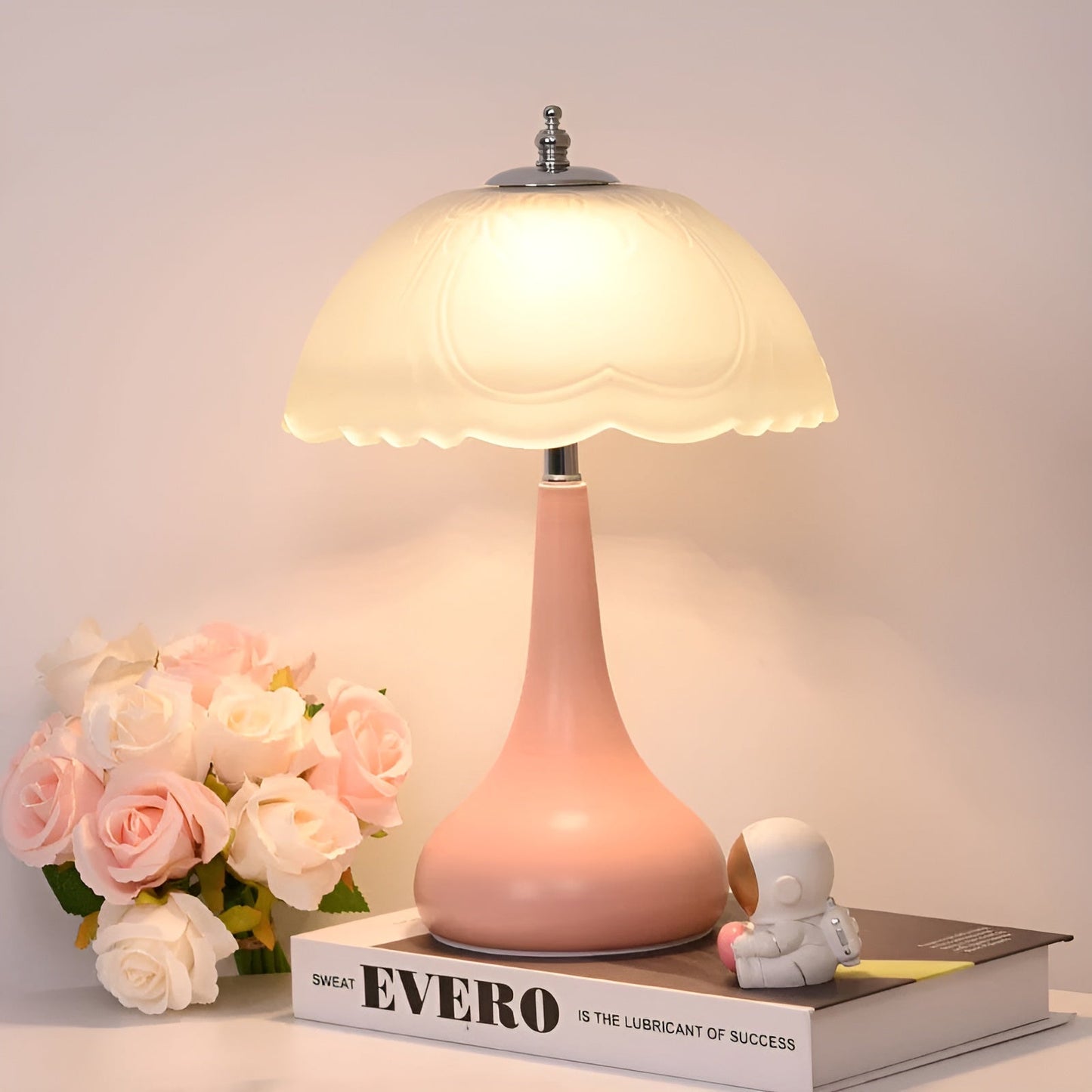 Classic Mushroom Table Lamp with LED Dimmer