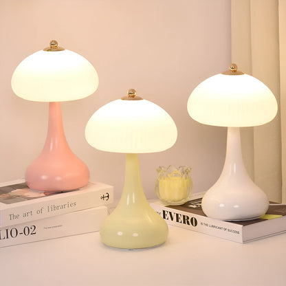 Classic Mushroom Table Lamp with LED Dimmer