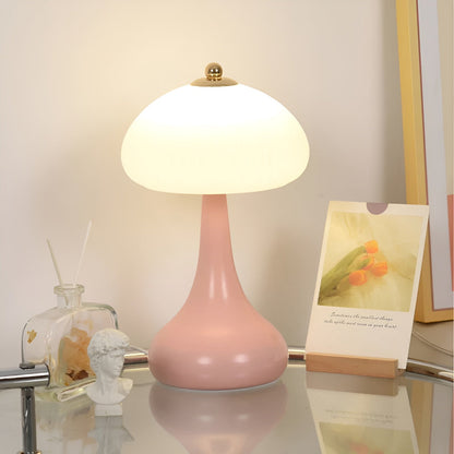 Classic Mushroom Table Lamp with LED Dimmer