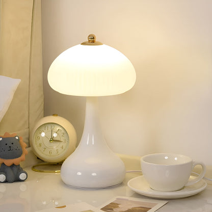 Classic Mushroom Table Lamp with LED Dimmer