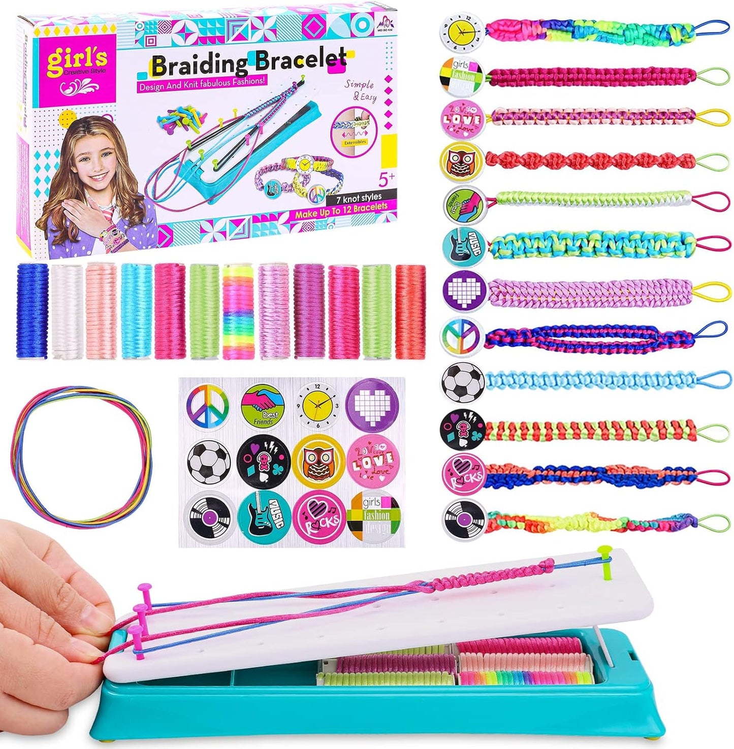 Fun Kids Braiding Kit For Girls And Boys