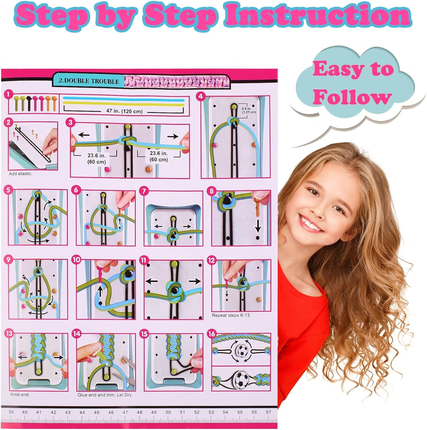 Fun Kids Braiding Kit For Girls And Boys