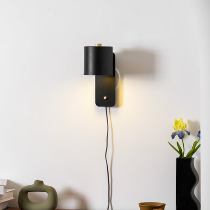 Simple Adjustable Cylinder Wall Light Fixture