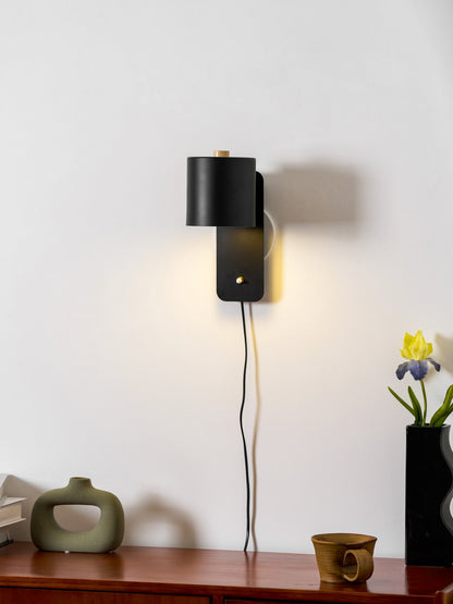 Simple Adjustable Cylinder Wall Light Fixture