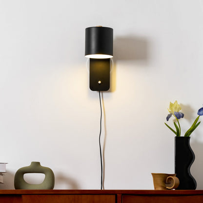 Simple Adjustable Cylinder Wall Light Fixture
