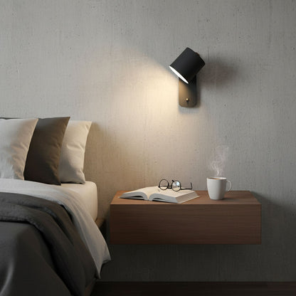 Sleek Adjustable Cylinder LED Wall Light Fixture