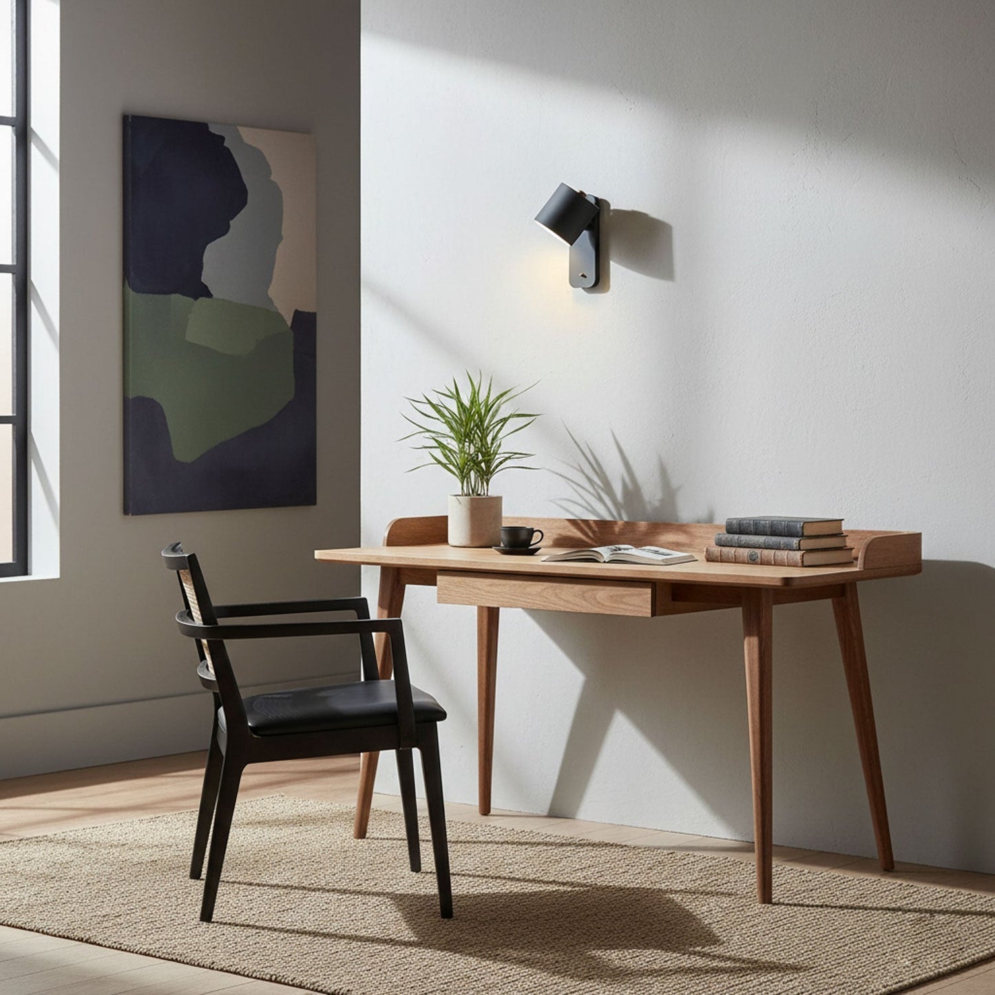 Sleek Adjustable Cylinder LED Wall Light Fixture