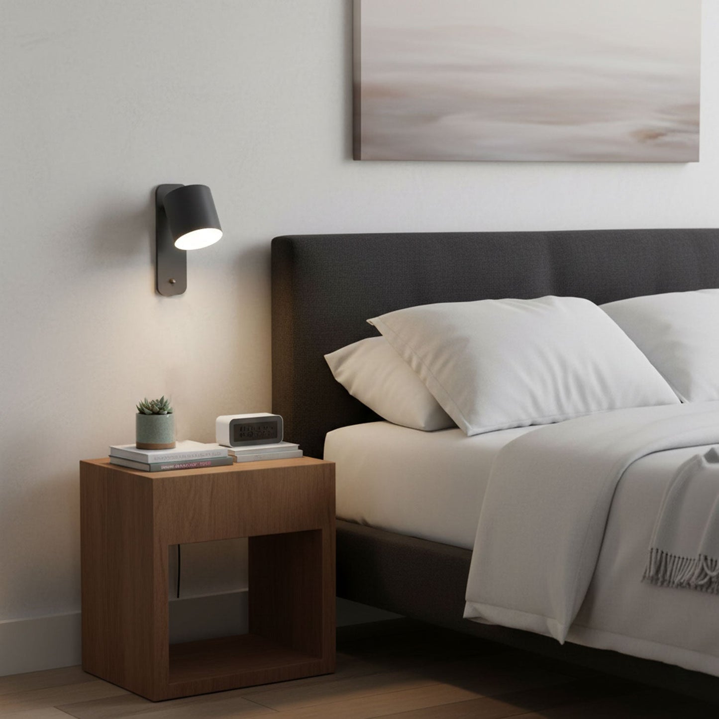 Sleek Adjustable Cylinder LED Wall Light Fixture