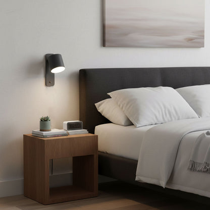Sleek Adjustable Cylinder LED Wall Light Fixture