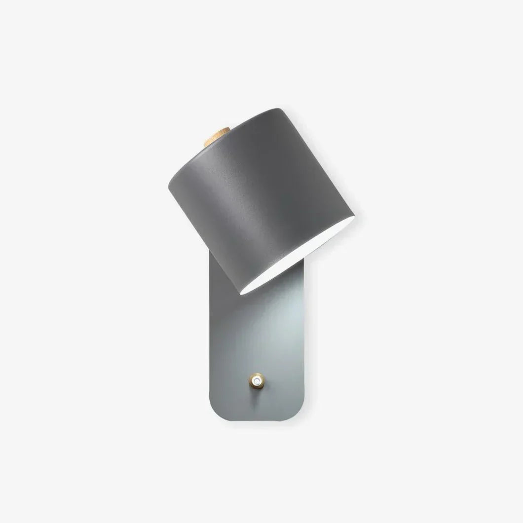Simple Round Plug in Wall Light