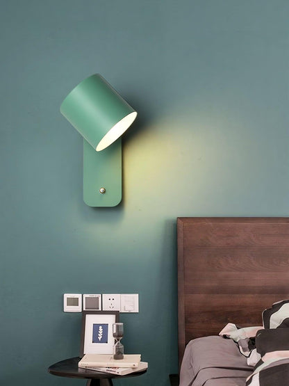 Sleek Adjustable Cylinder LED Wall Light Fixture