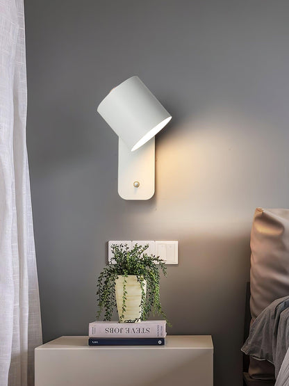 Sleek Adjustable Cylinder LED Wall Light Fixture