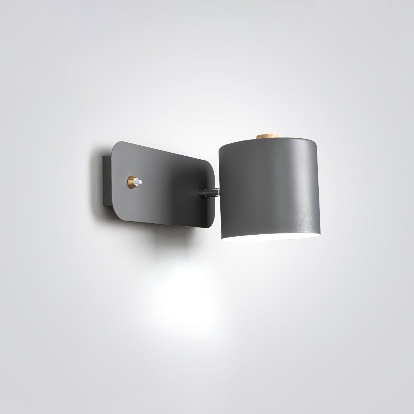 Sleek Adjustable Cylinder LED Wall Light Fixture