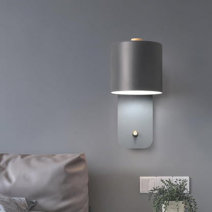 Sleek Adjustable Cylinder LED Wall Light Fixture