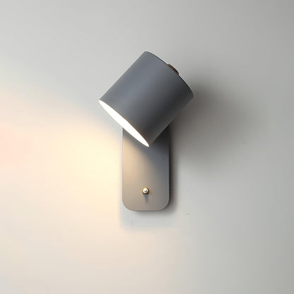 Sleek Adjustable Cylinder LED Wall Light Fixture