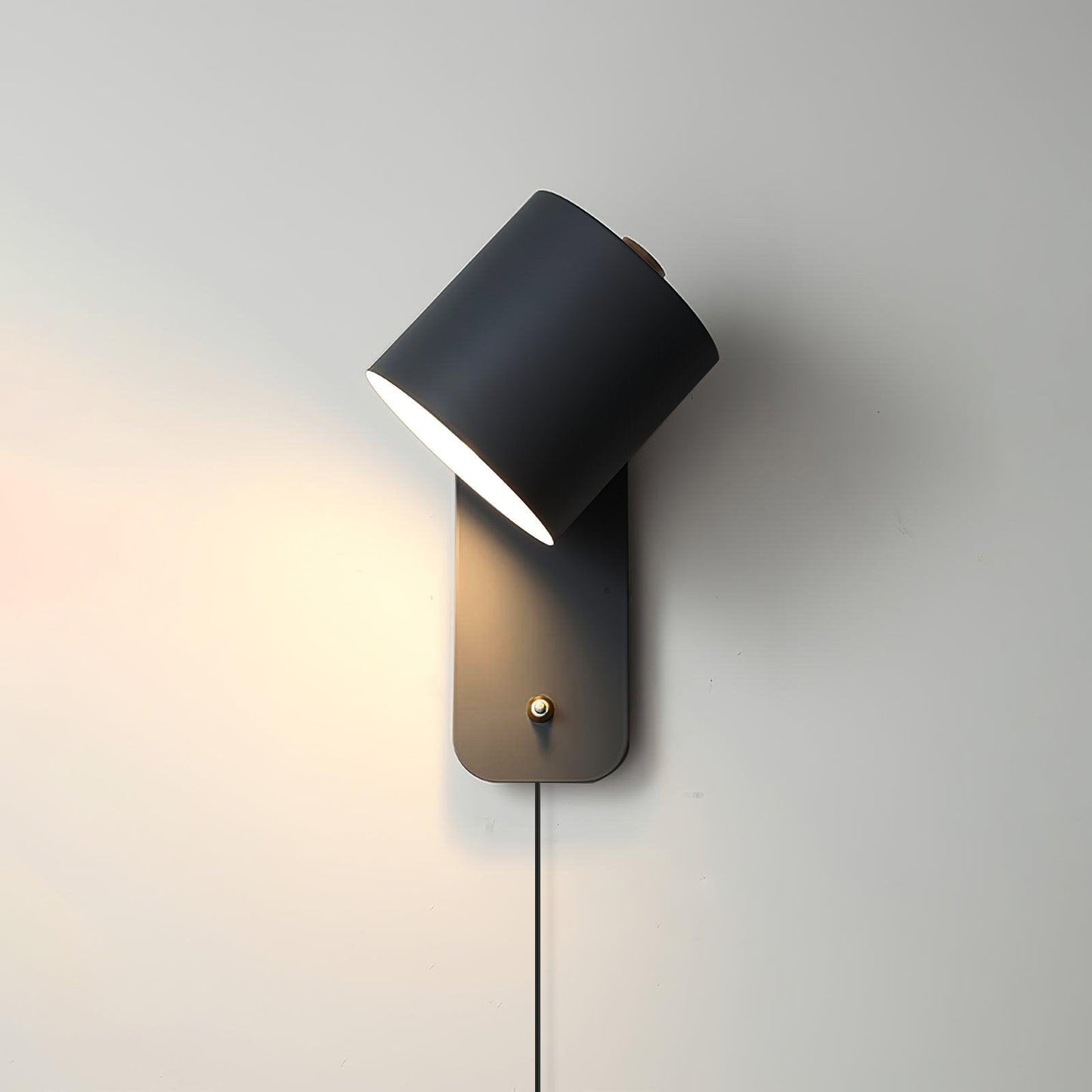 Simple Adjustable Cylinder Wall Light Fixture