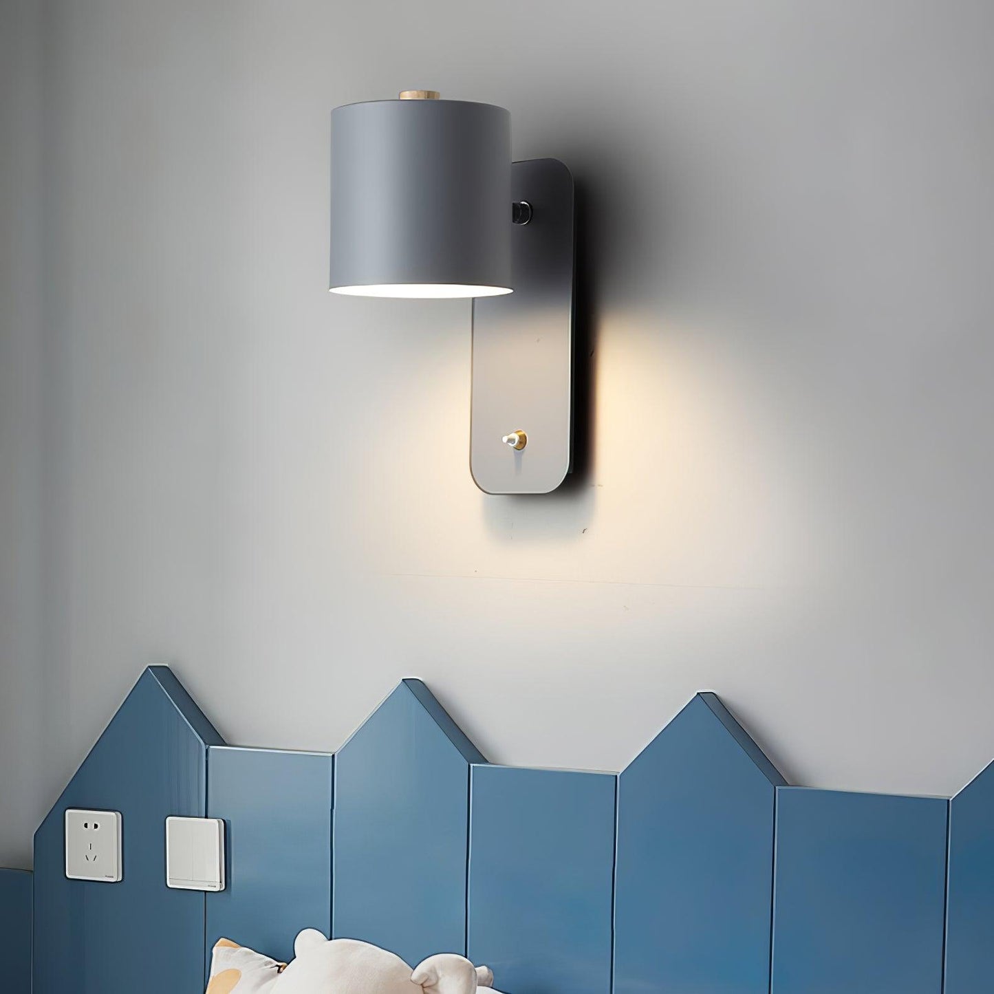 Sleek Adjustable Cylinder LED Wall Light Fixture