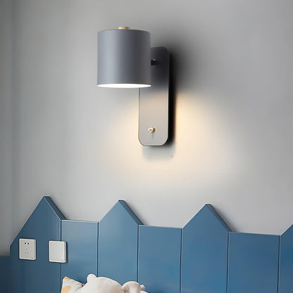 Sleek Adjustable Cylinder LED Wall Light Fixture
