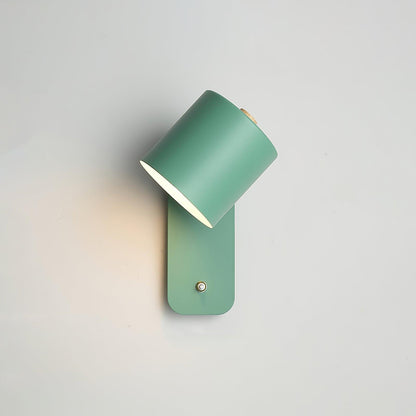 Sleek Adjustable Cylinder LED Wall Light Fixture