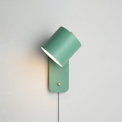 Simple Adjustable Cylinder Wall Light Fixture