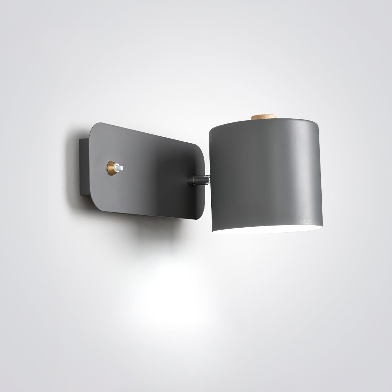 Sleek Adjustable Cylinder LED Wall Light Fixture