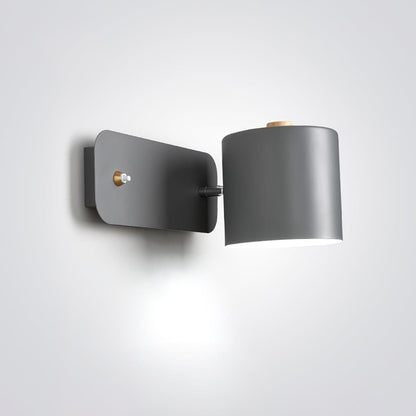 Sleek Adjustable Cylinder LED Wall Light Fixture