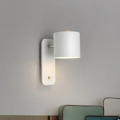 Sleek Adjustable Cylinder LED Wall Light Fixture