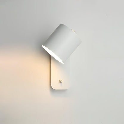 Sleek Adjustable Cylinder LED Wall Light Fixture