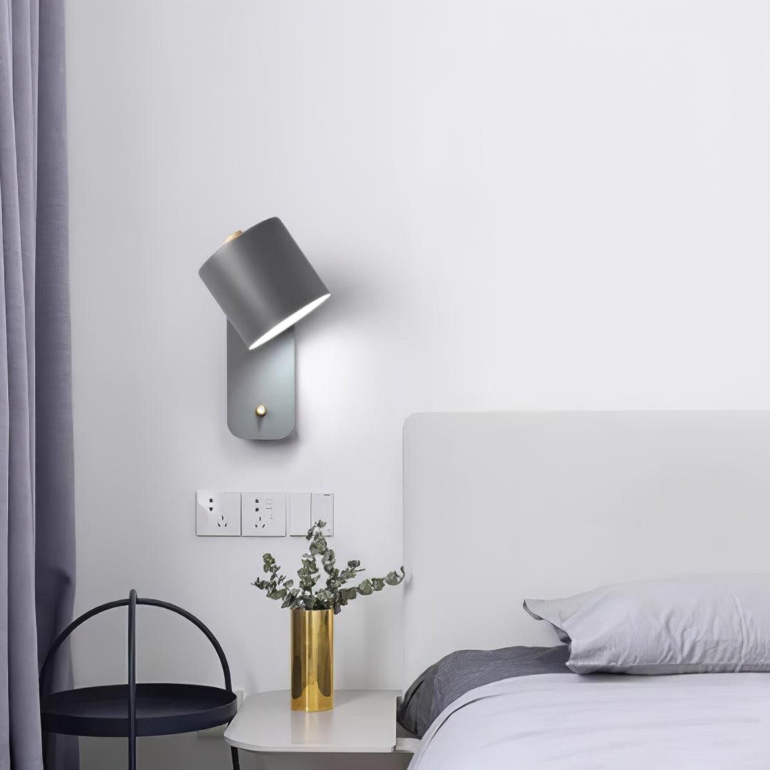 Sleek Adjustable Cylinder LED Wall Light Fixture