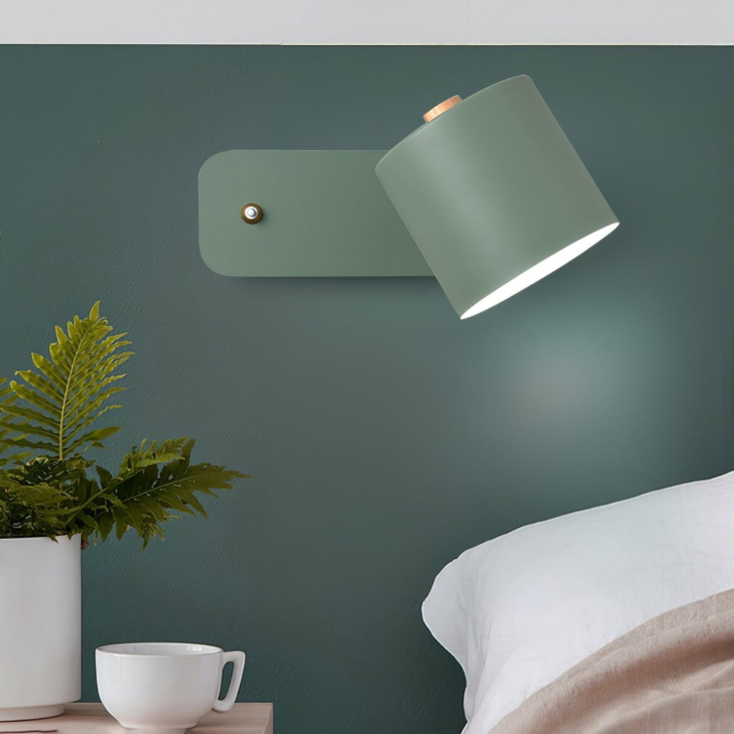 Sleek Adjustable Cylinder LED Wall Light Fixture