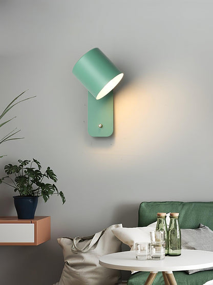 Sleek Adjustable Cylinder LED Wall Light Fixture