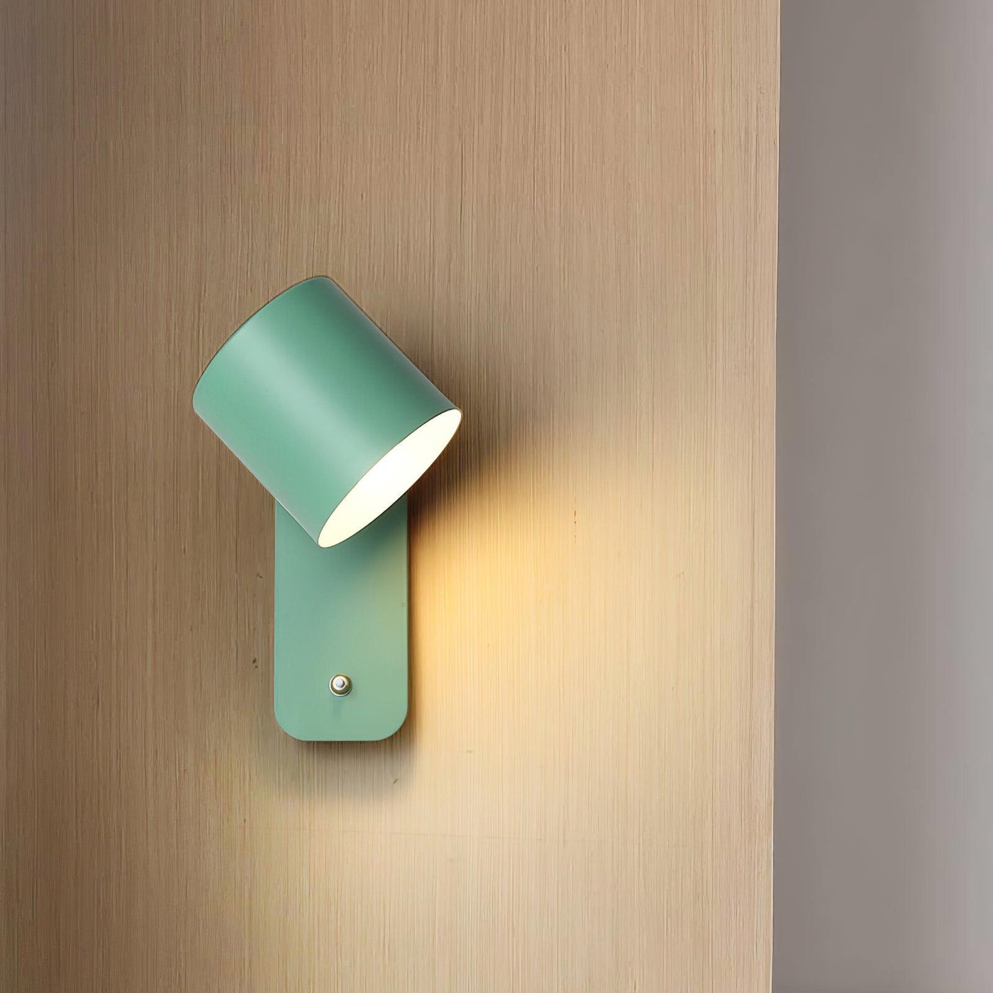 Sleek Adjustable Cylinder LED Wall Light Fixture