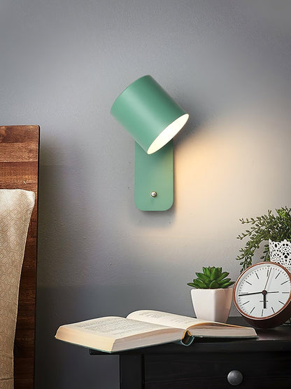 Sleek Adjustable Cylinder LED Wall Light Fixture