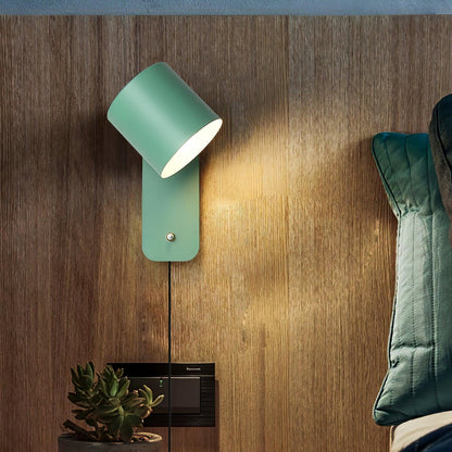 Simple Adjustable Cylinder Wall Light Fixture