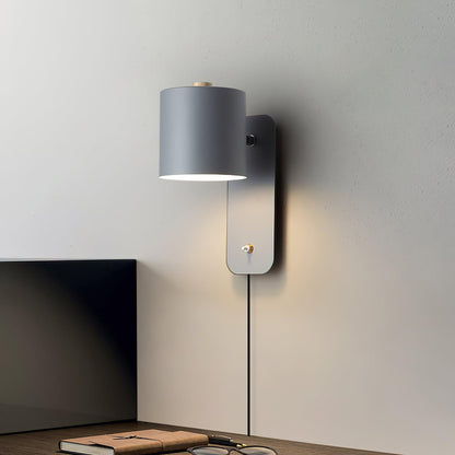 Simple Adjustable Cylinder Wall Light Fixture