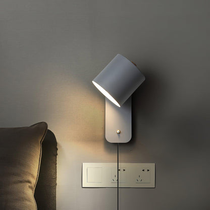 Simple Adjustable Cylinder Wall Light Fixture