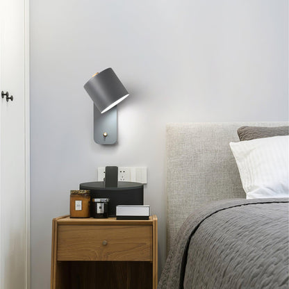 Sleek Adjustable Cylinder LED Wall Light Fixture