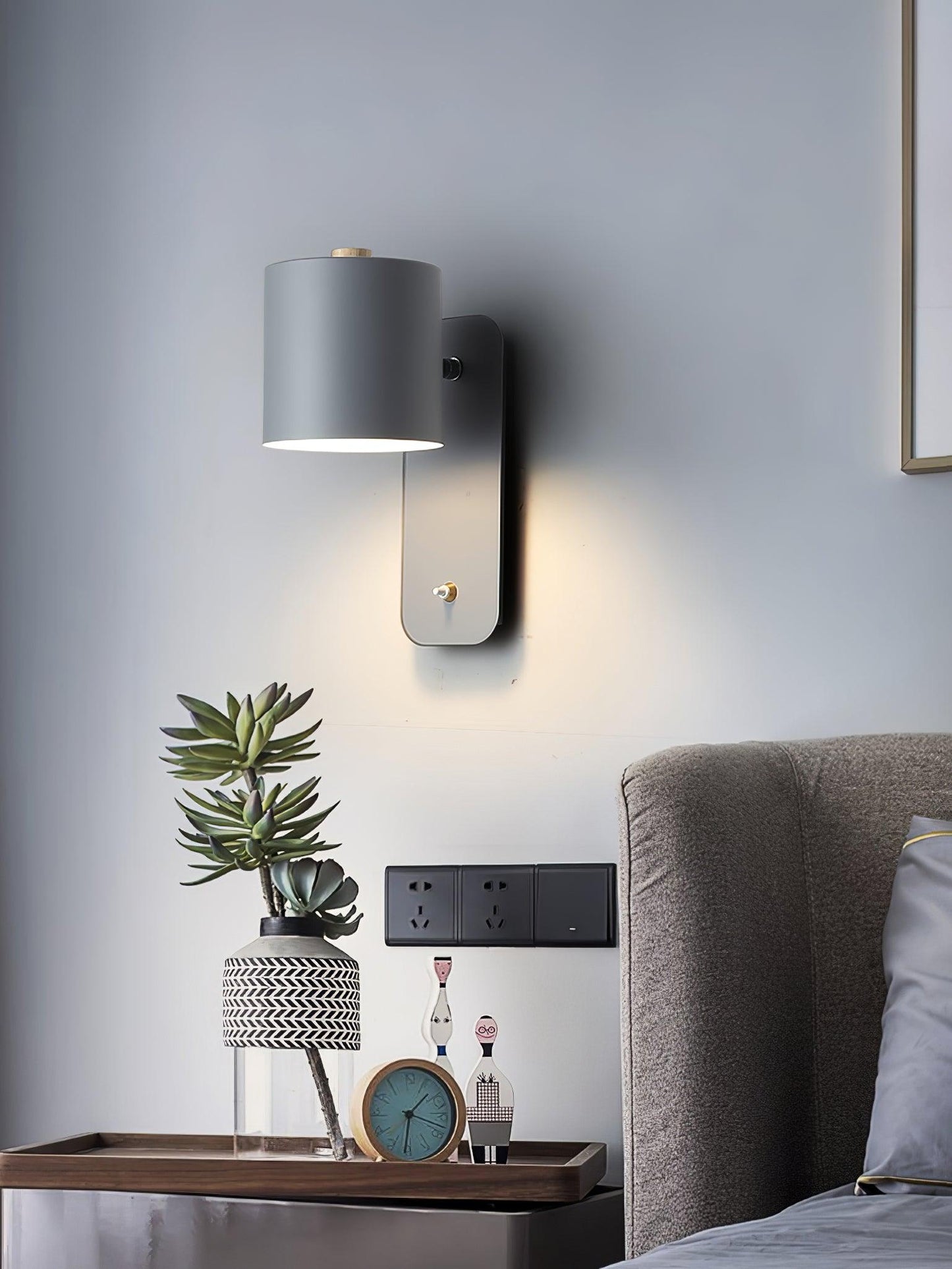 Sleek Adjustable Cylinder LED Wall Light Fixture
