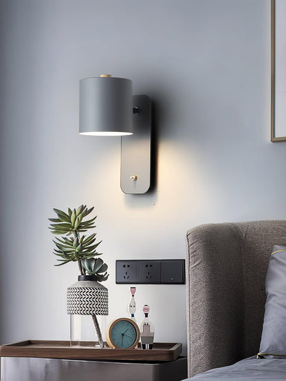Sleek Adjustable Cylinder LED Wall Light Fixture