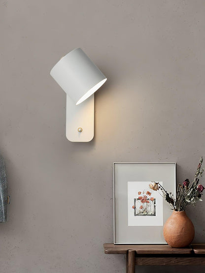 Sleek Adjustable Cylinder LED Wall Light Fixture