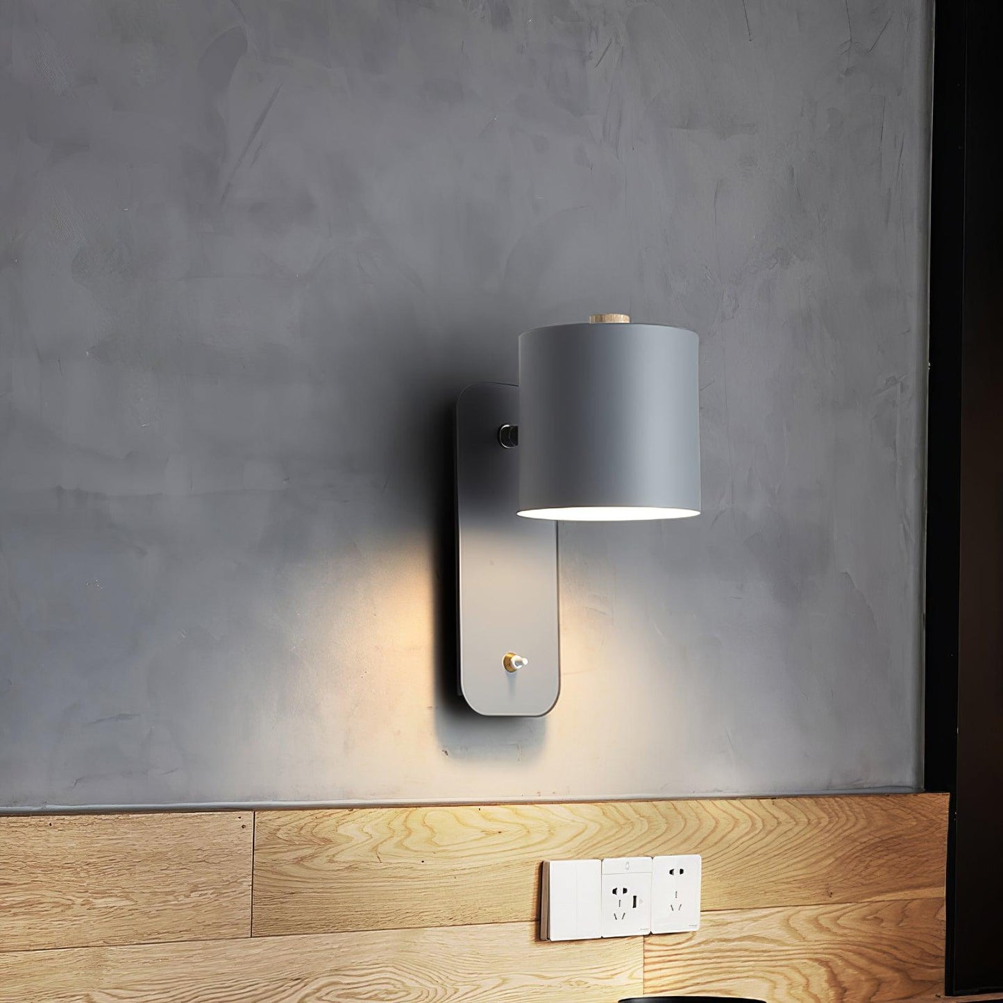 Sleek Adjustable Cylinder LED Wall Light Fixture