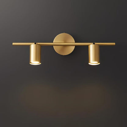 Stylish Gold Dual Head Adjustable Wall Light