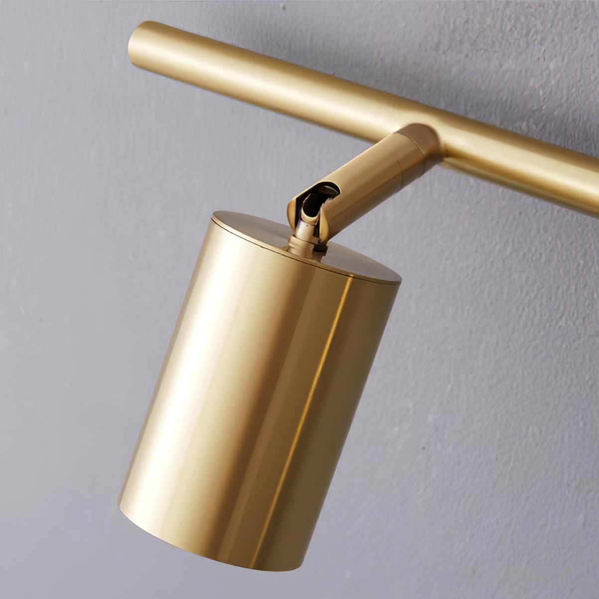Stylish Gold Dual Head Adjustable Wall Light