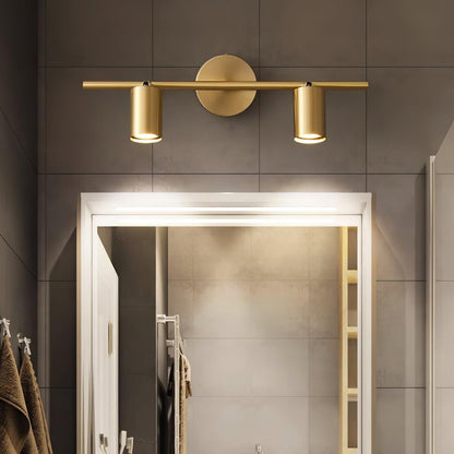 Stylish Gold Dual Head Adjustable Wall Light