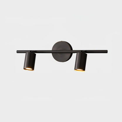 Stylish Gold Dual Head Adjustable Wall Light - Fesara