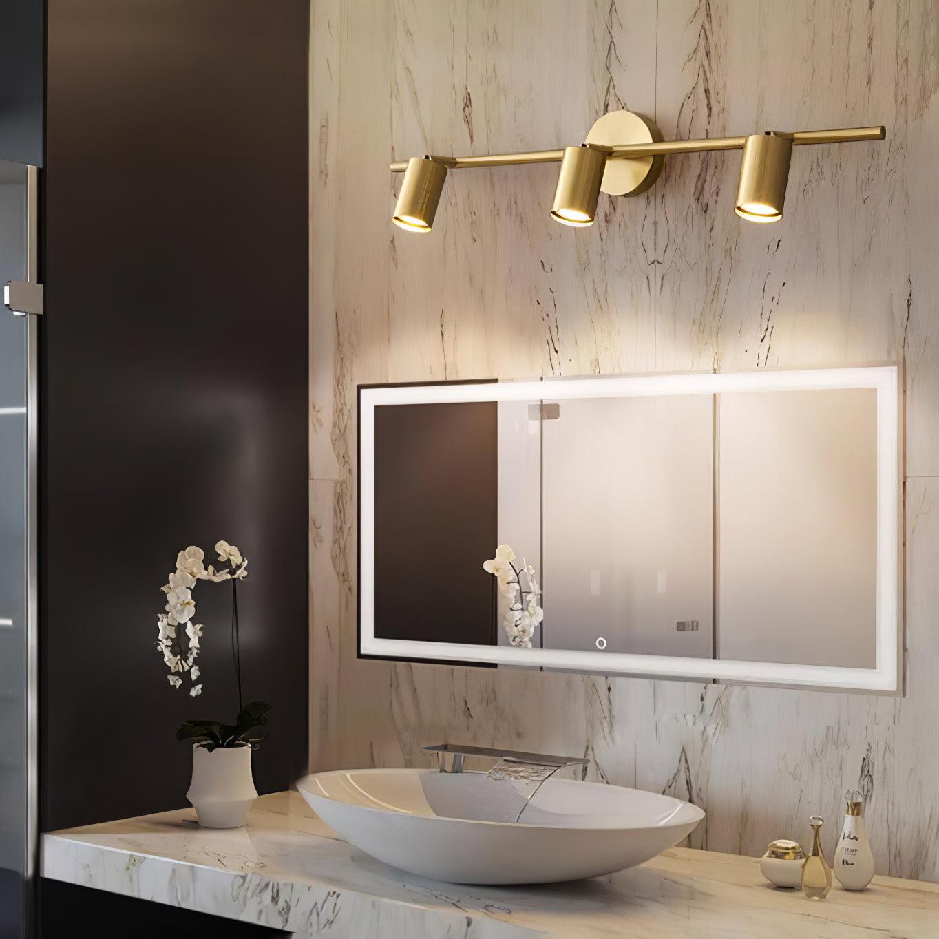 Stylish Gold Dual Head Adjustable Wall Light