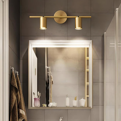 Stylish Gold Dual Head Adjustable Wall Light