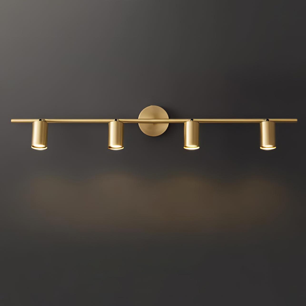 Stylish Gold Dual Head Adjustable Wall Light