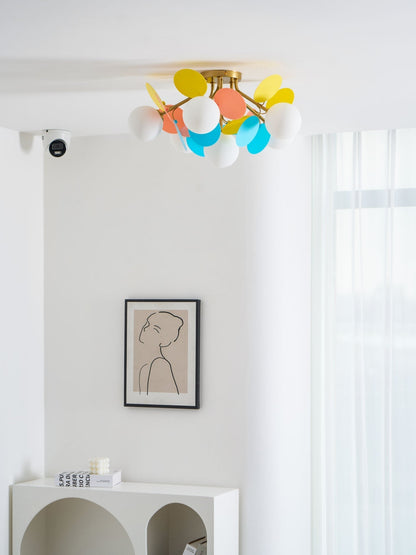 Stylish Glass Globe LED Ceiling Light Fixture